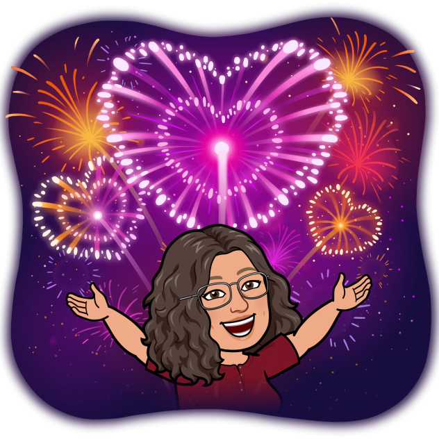 heart fireworks bitmoji