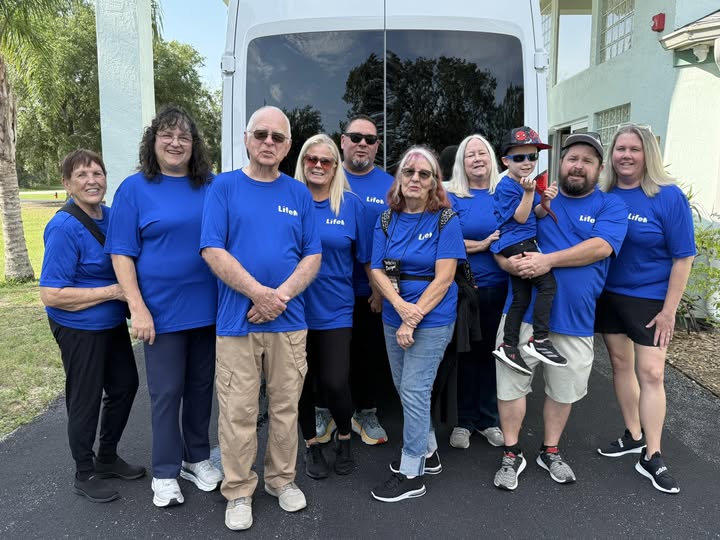 the group is getting ready to leave on the missionary journey to Peru