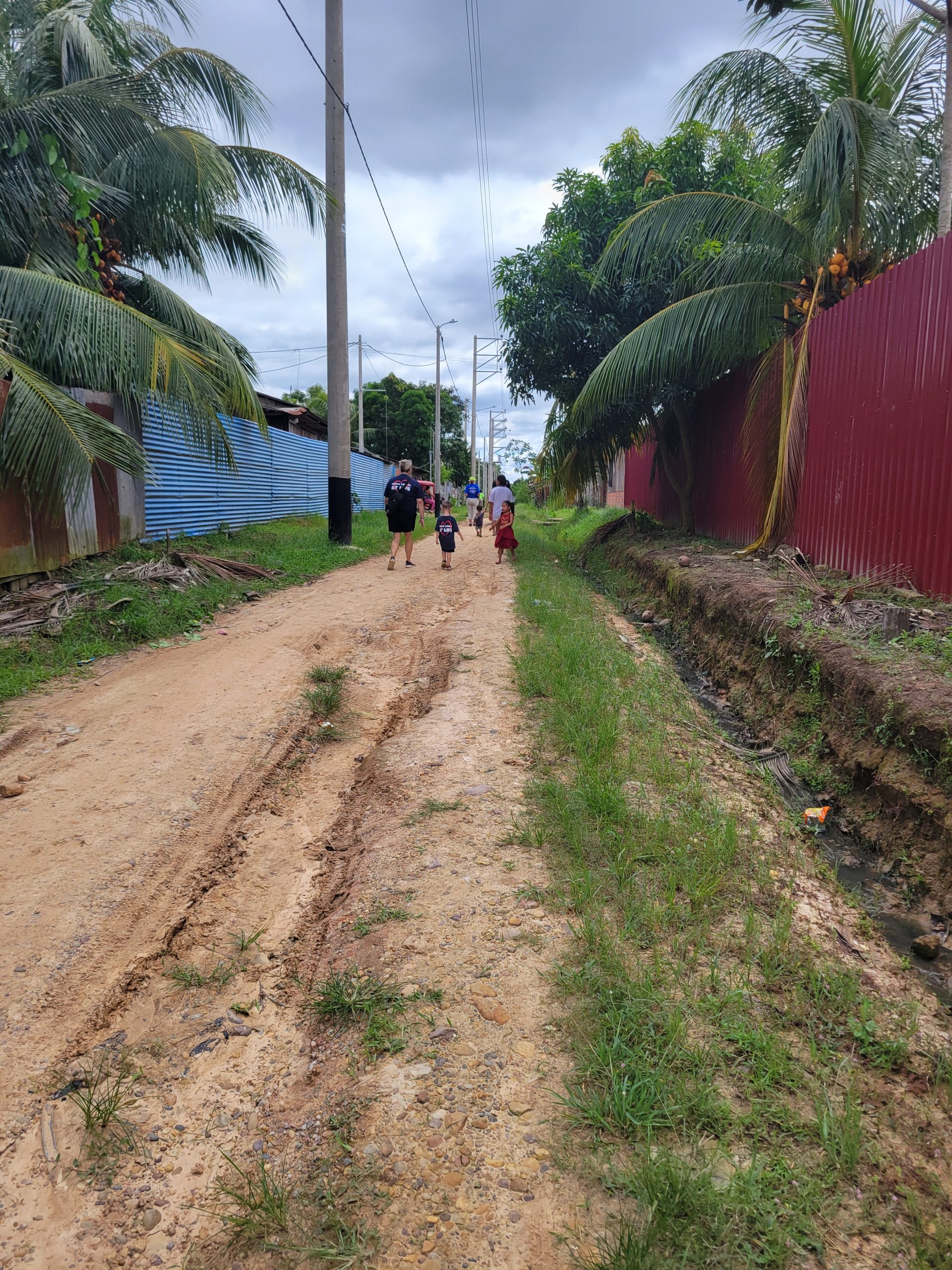 Walking to see what is happening.