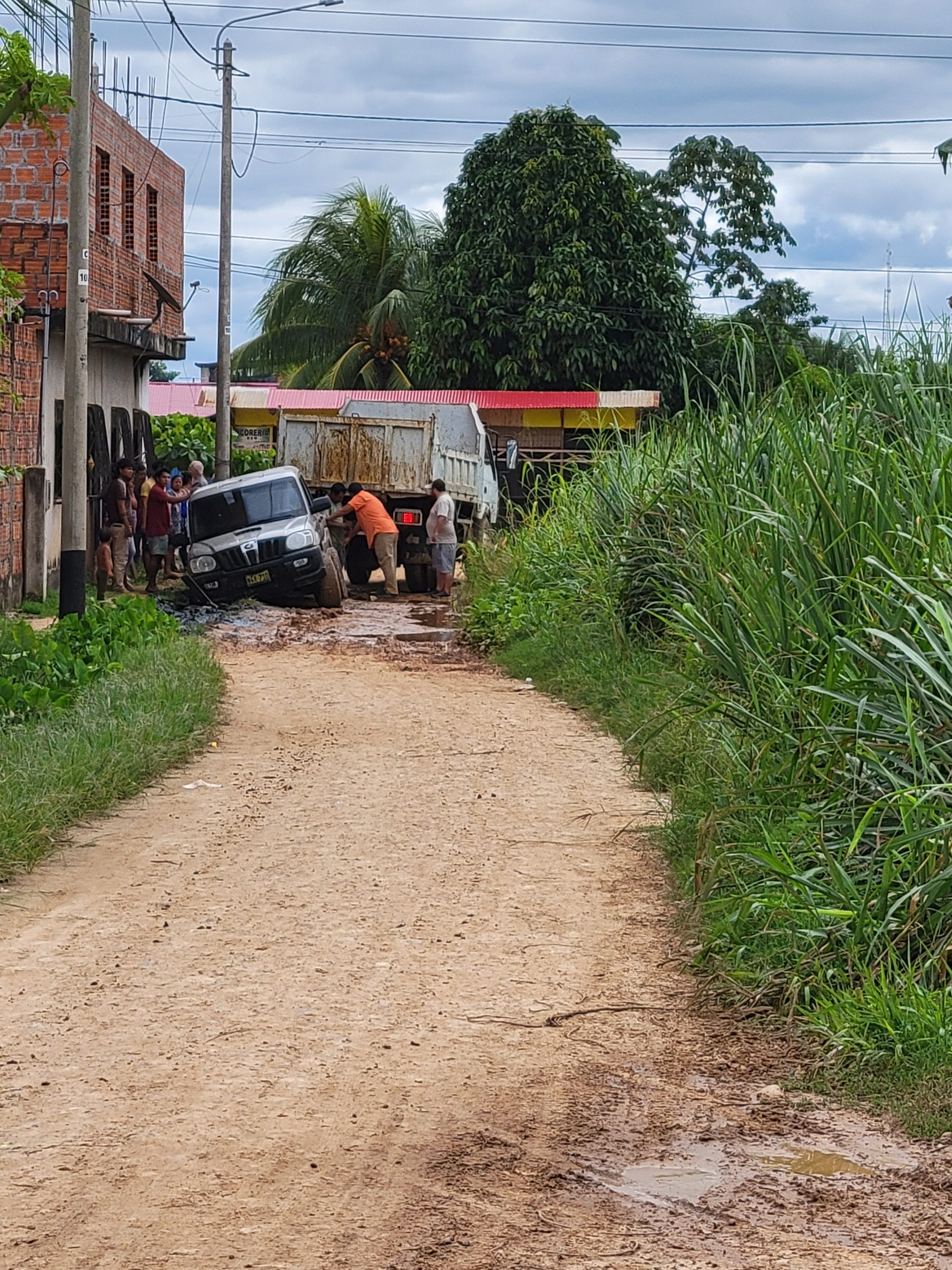 Dump truck to the rescue!