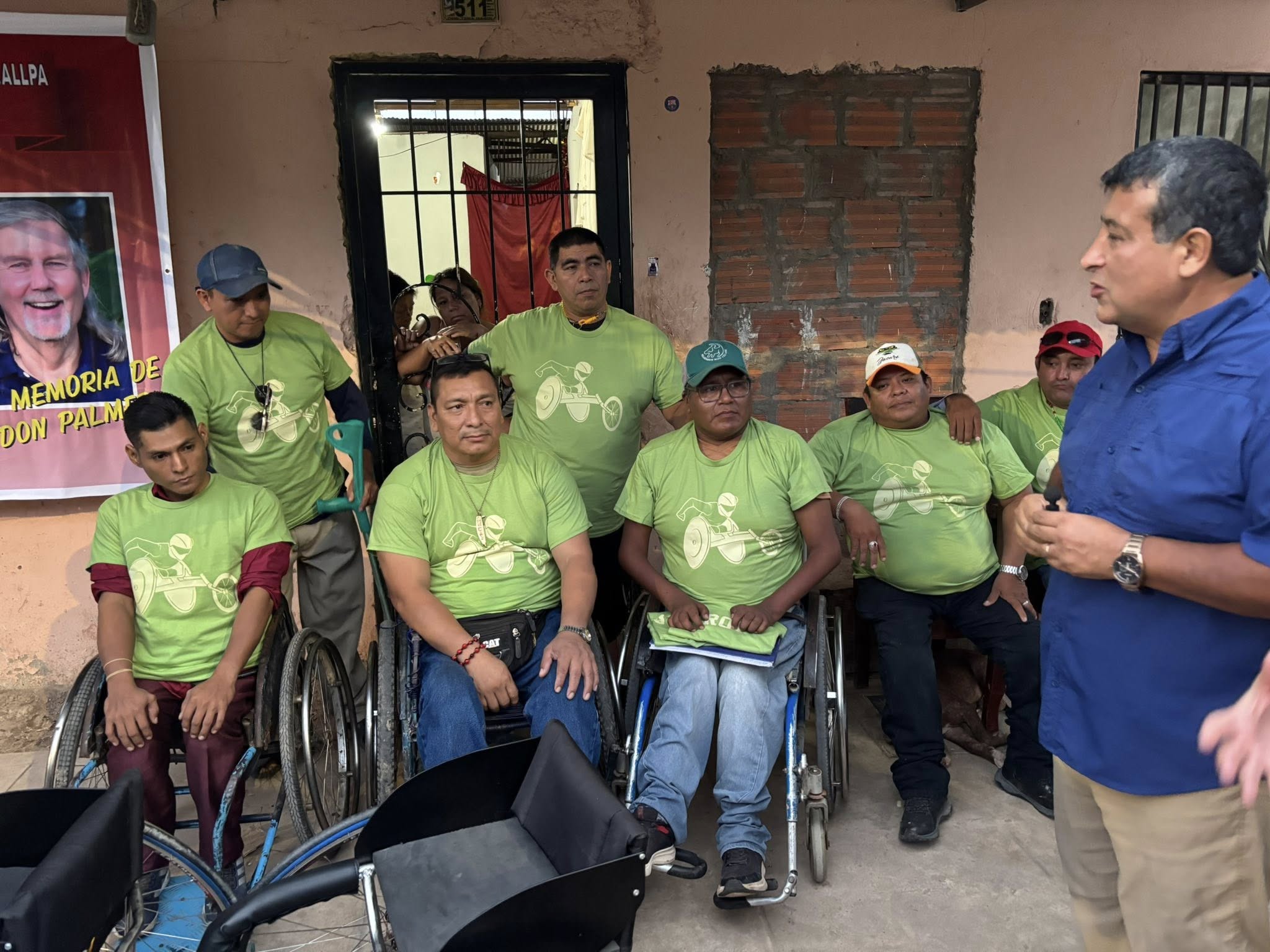 Basketball team in their new shirts.