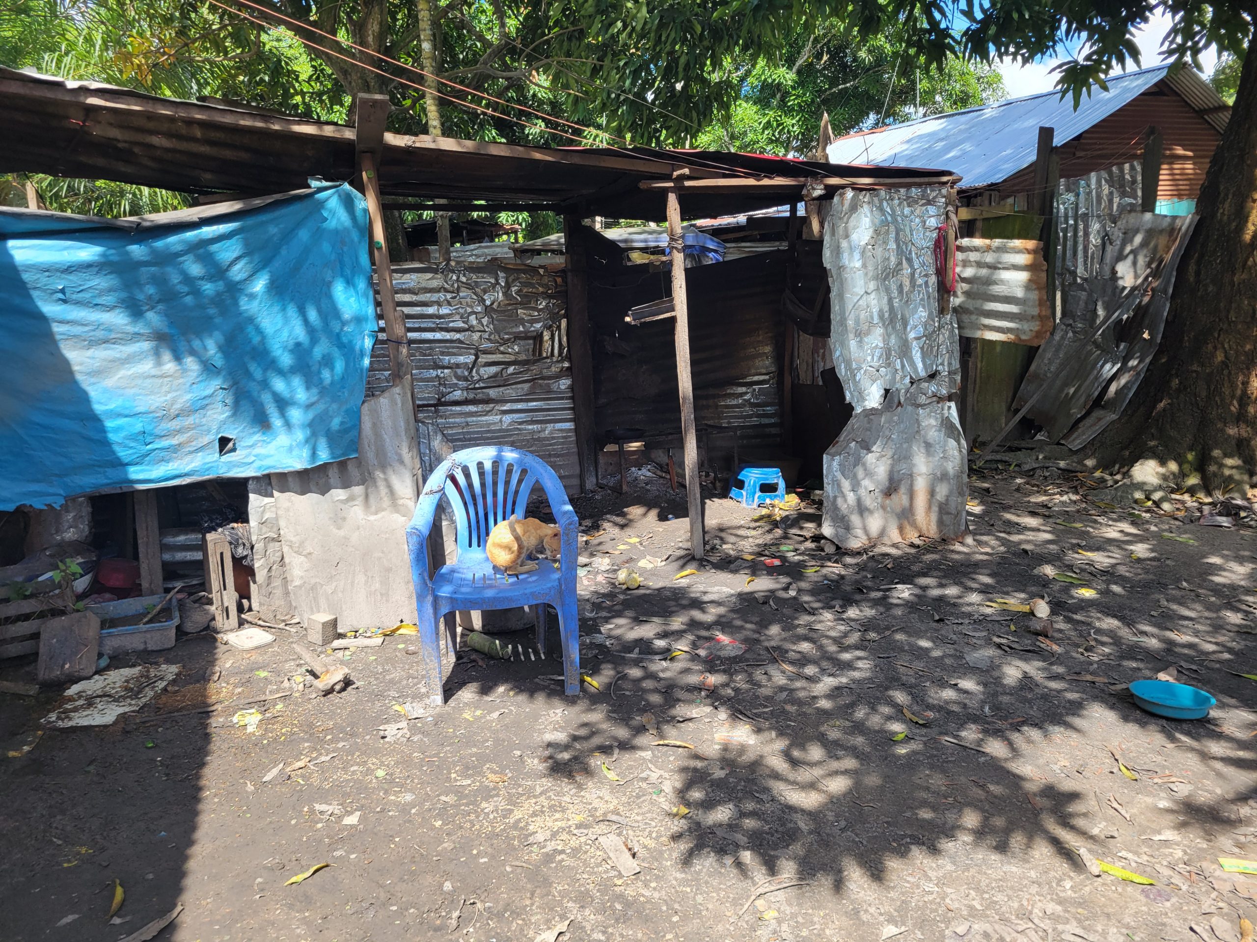 Milagro's kitchen cooking area.