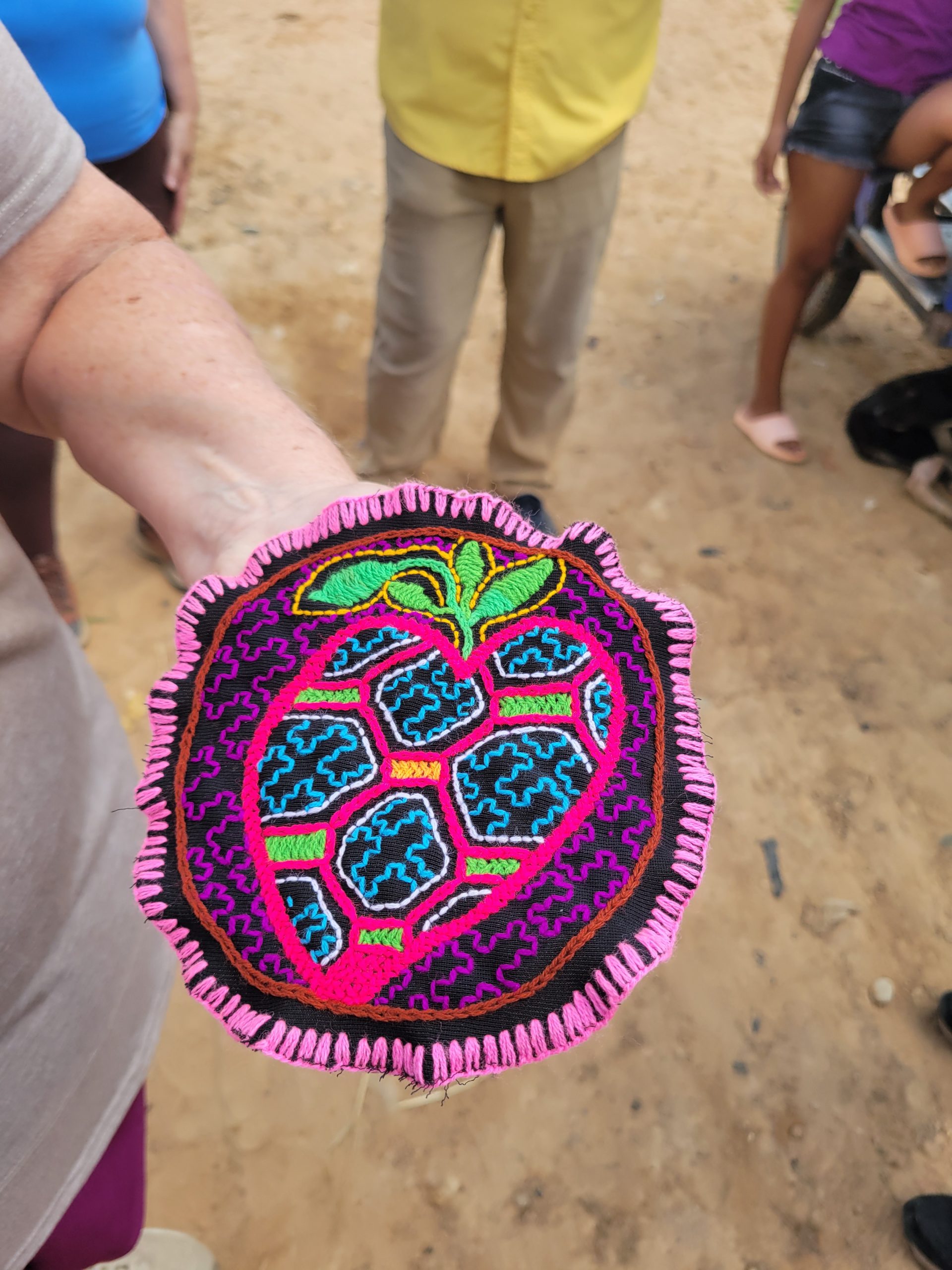 Embroidered gifts for us.