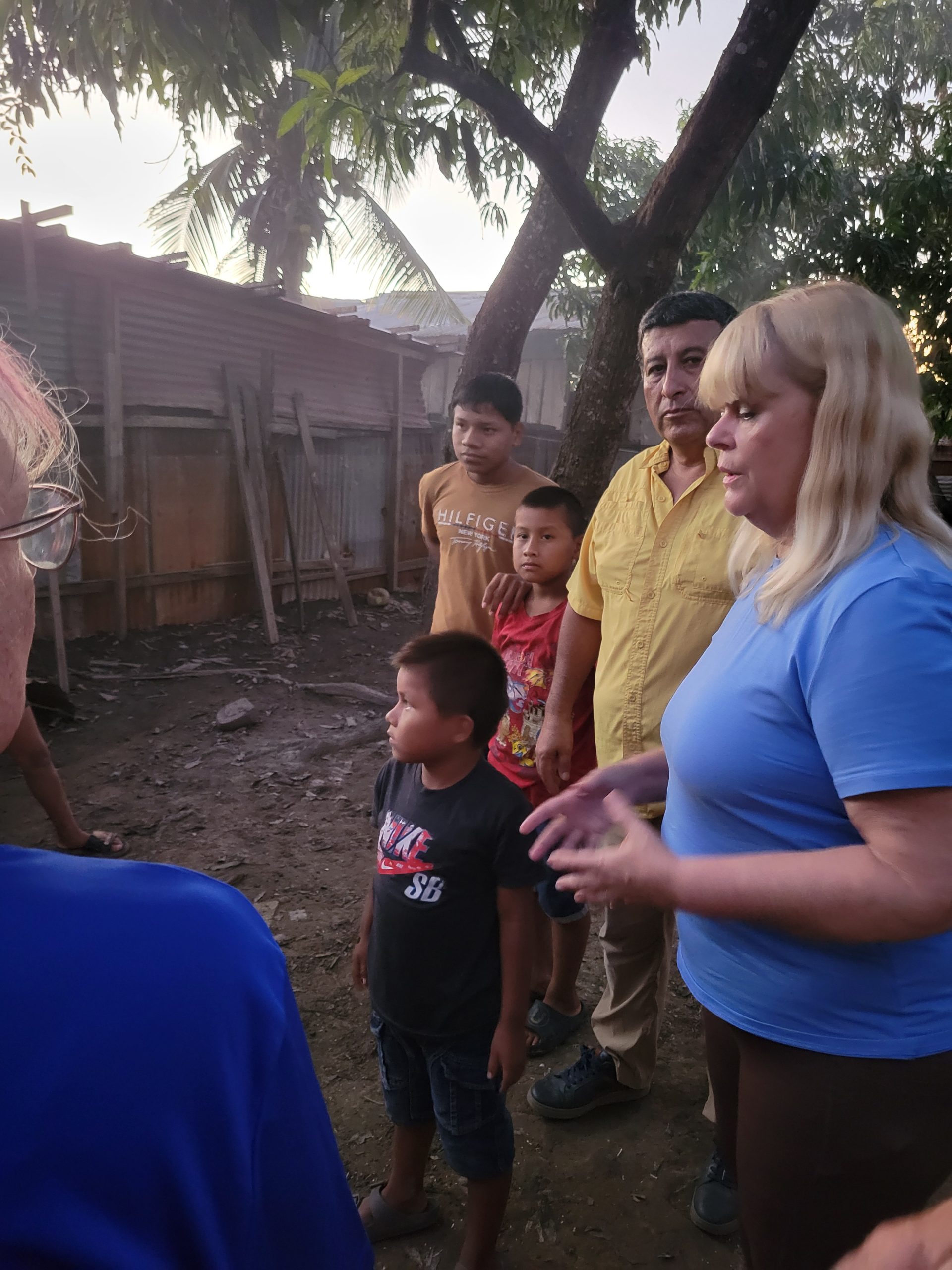 Meeting David's boys.