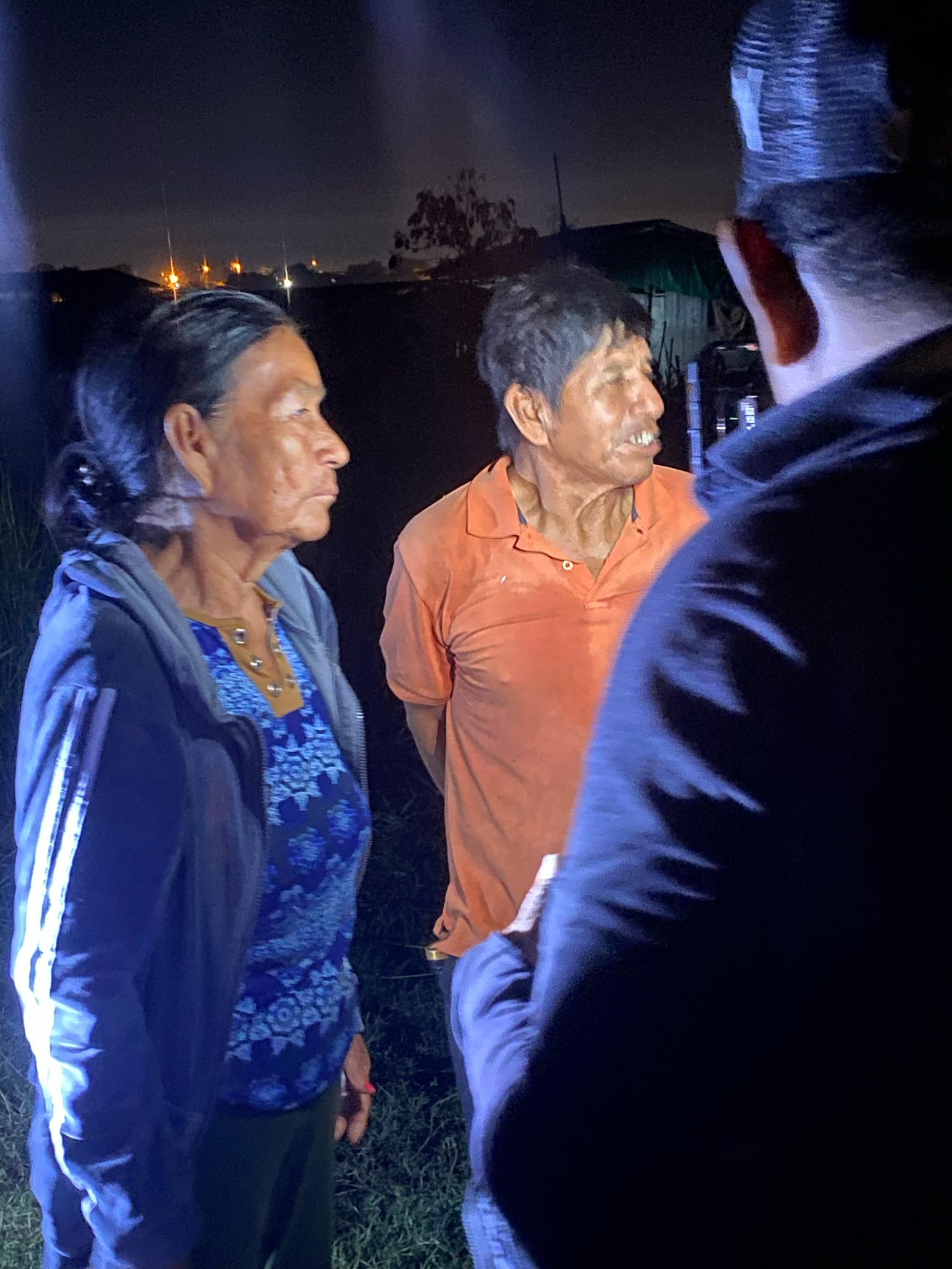 Walter's wife asking God to bless us.