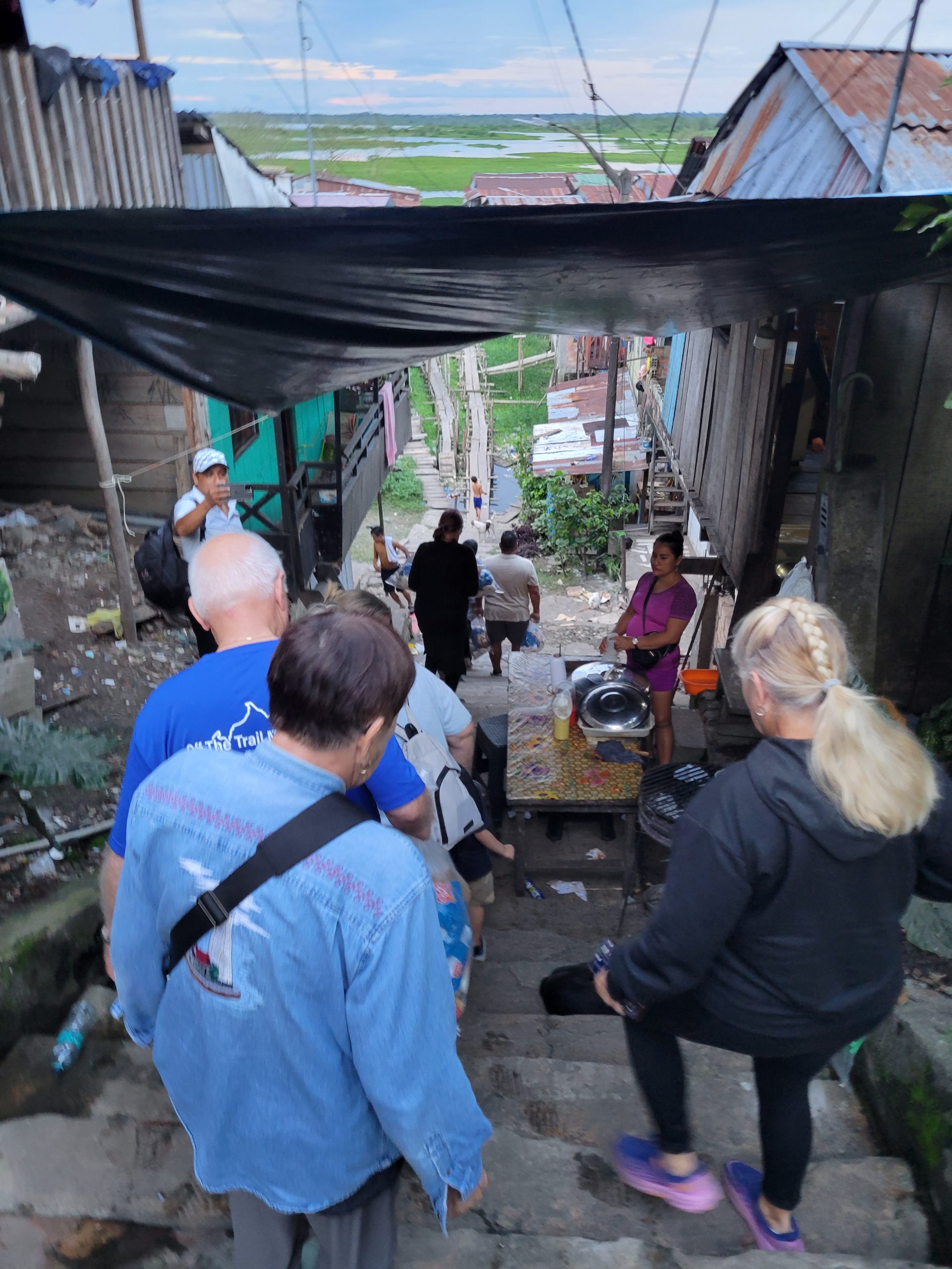 Heading to the House of Natives.