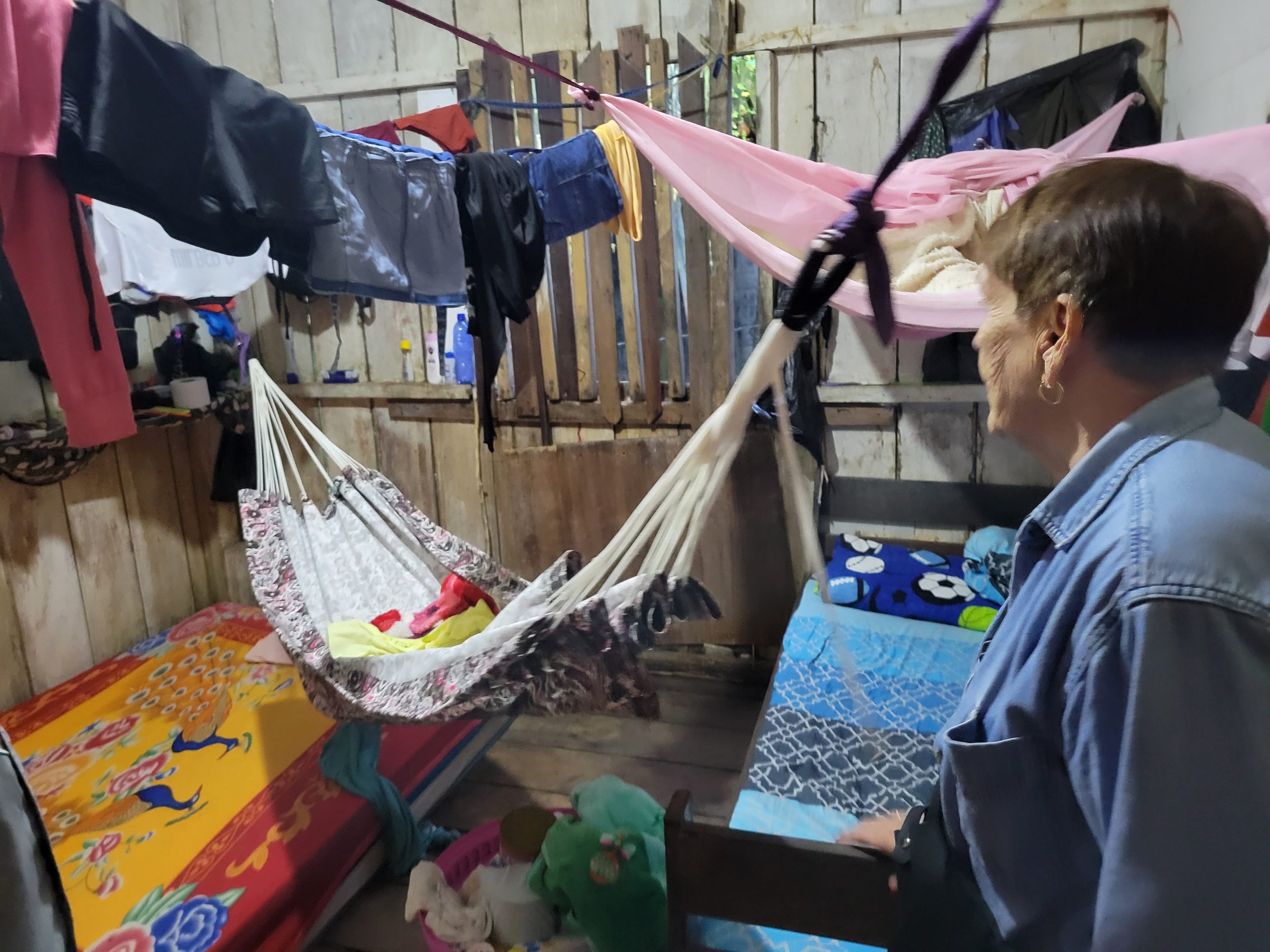 Inside a room of the House of Natives.