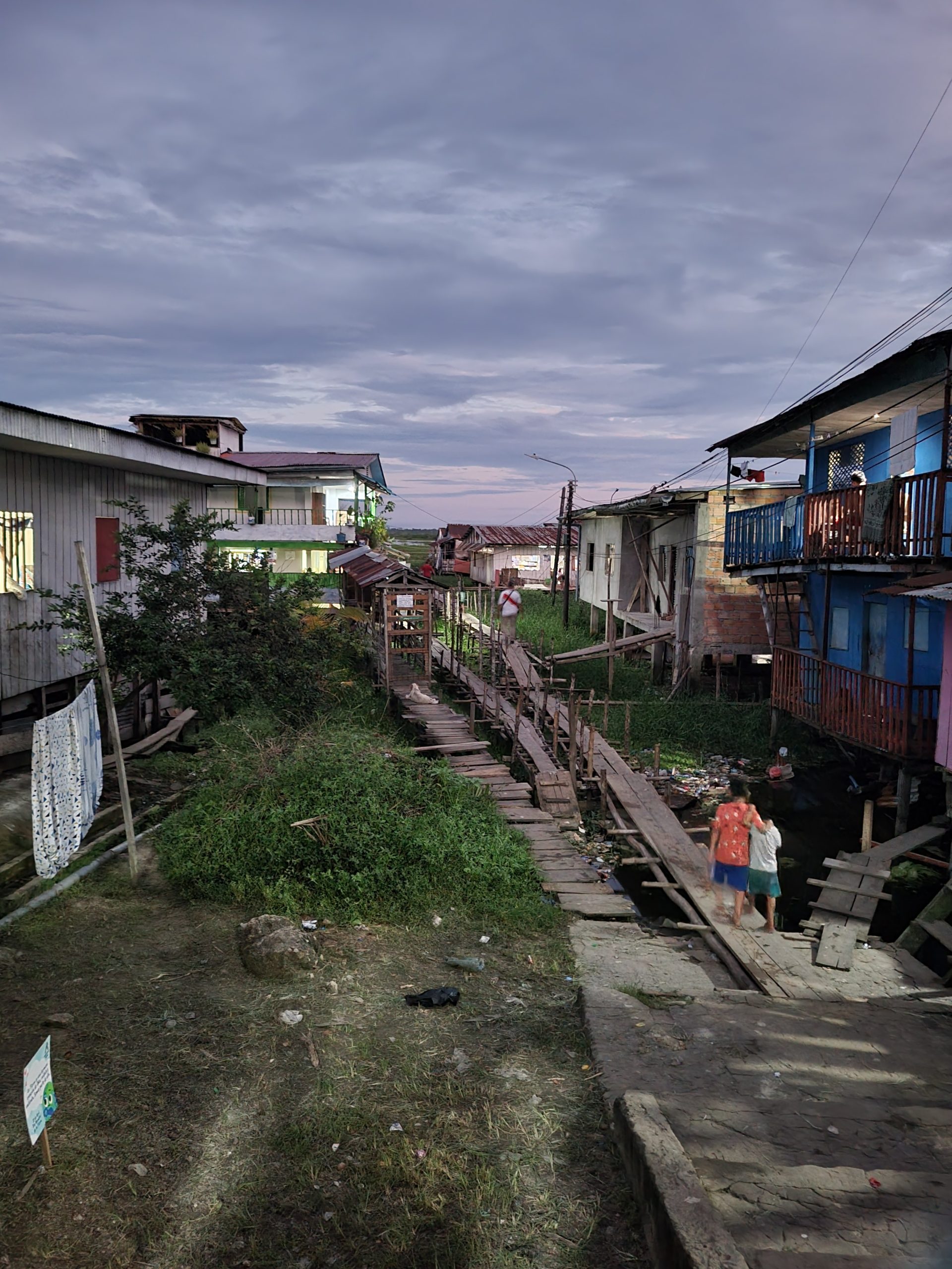 Leaving the House of Natives.