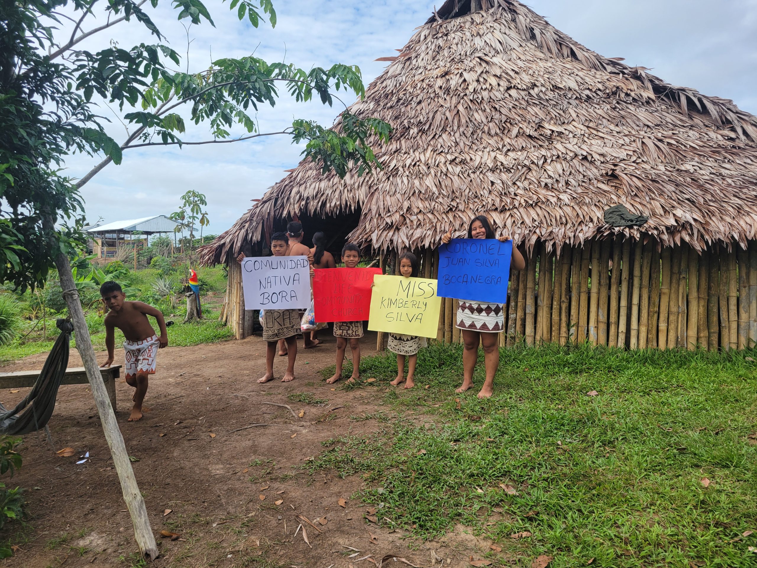 It was the best greeting from the Bora tribe.