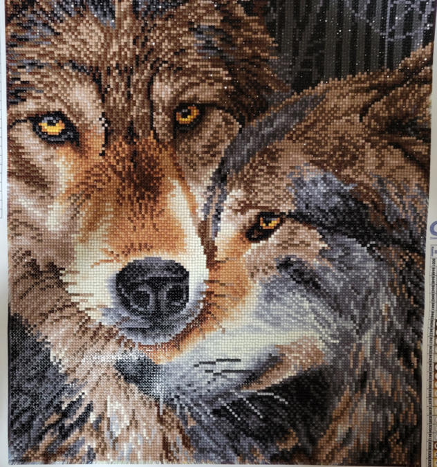 Finished first diamond painting ever